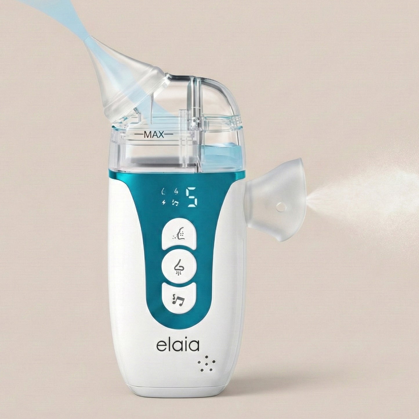 elaia 2-in-1 Nasal Aspirator for Baby with Spray